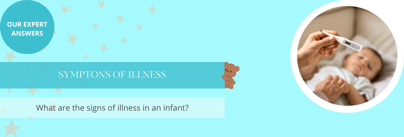 Common symptoms of illness in infants