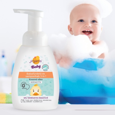 JimJams Baby foaming bath and shampoo 3in1 250ml